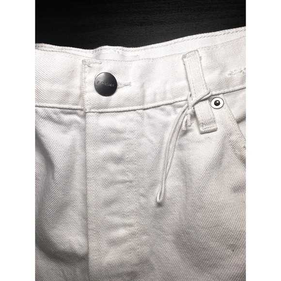 FRAME Front Cuff Short Women's Denim White Cotton SHORTS Style: FCSH171 Size 31 - Picture 11 of 12